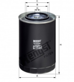 Фильтр топливный IVECO Stralis/Trakker HENGST H=168 D=107 M16x1,5