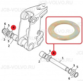 Шайба металлическая JCB проставочная 1мм