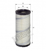 Фильтр воздушный VOLVO/NEW HOLLAND/JOHN DEERE/CATERPILLAR/BOBCAT HENGST 327х142х81