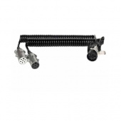 Кабель электрический ALL TRUCKS MEGA 24/15/2х7 L=4,5м с розеткой и 2 штекерами "ЛАСТОЧКА"