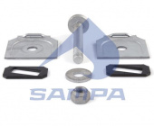 Р/к пальца рессоры BPW SAMPA M30x202 4пластины+палец+шайба+гайка