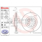 Диск тормозной VAG BREMBO передний вентилируемый 5 отв. 340x30