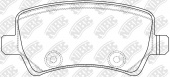 Колодки тормозные FORD/LANDROVER/VOLVO NIBK задние