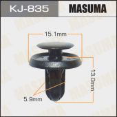 Клипса крепежная MASUMA 13х15,1х5,9