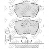 Колодки тормозные FORD GALAXY/SEAT ALHAMBRA/VW SHARAN NIBK передние дисковые