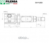 Шрус FORD FOCUS 1.8 MT PILENGA правый внутренний