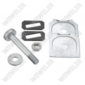 Р/к пальца рессоры BPW WEWELER M30x202 4пластины+палец+шайба+гайка