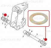 Шайба металлическая JCB проставочная 5мм