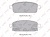 Колодки тормозные CHEVROLET/OPEL LYNX AUTO задние дисковые