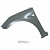 Крыло переднее HYUNDAI SOLARIS I 2011- GORDON левое с отверстием п/п